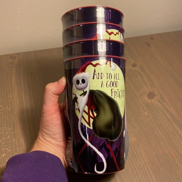 Disney’s Nightmare Before Christmas 4pk of 22oz plastic cups.​ - Picture 5 of 5